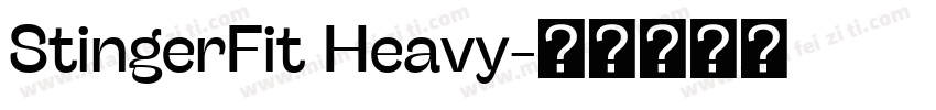 StingerFit Heavy字体转换